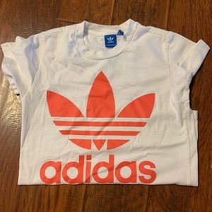 Oversized adidas tee